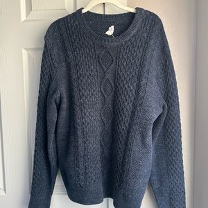 GAP Men's Dark Blue Crewneck Sweater
